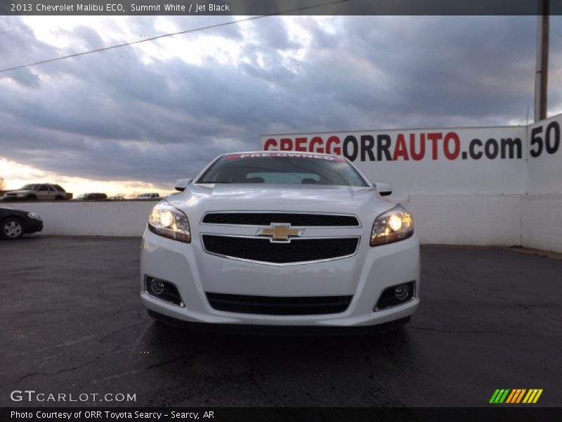 Summit White / Jet Black 2013 Chevrolet Malibu ECO