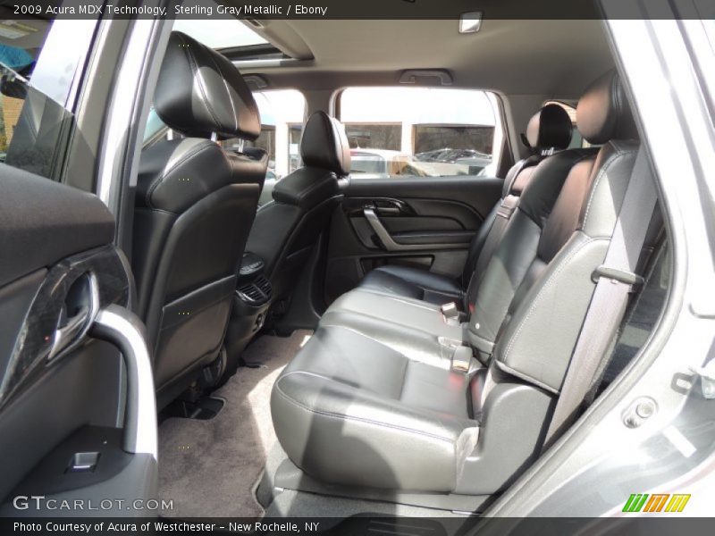 Sterling Gray Metallic / Ebony 2009 Acura MDX Technology