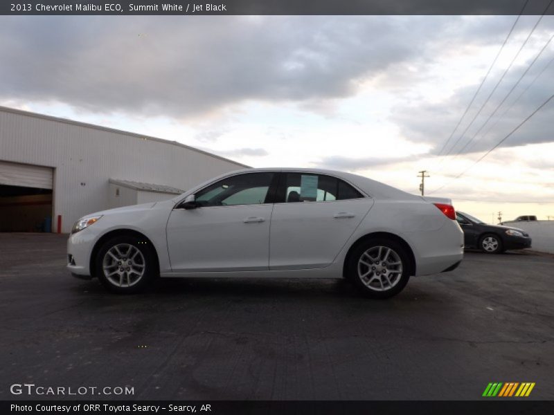 Summit White / Jet Black 2013 Chevrolet Malibu ECO