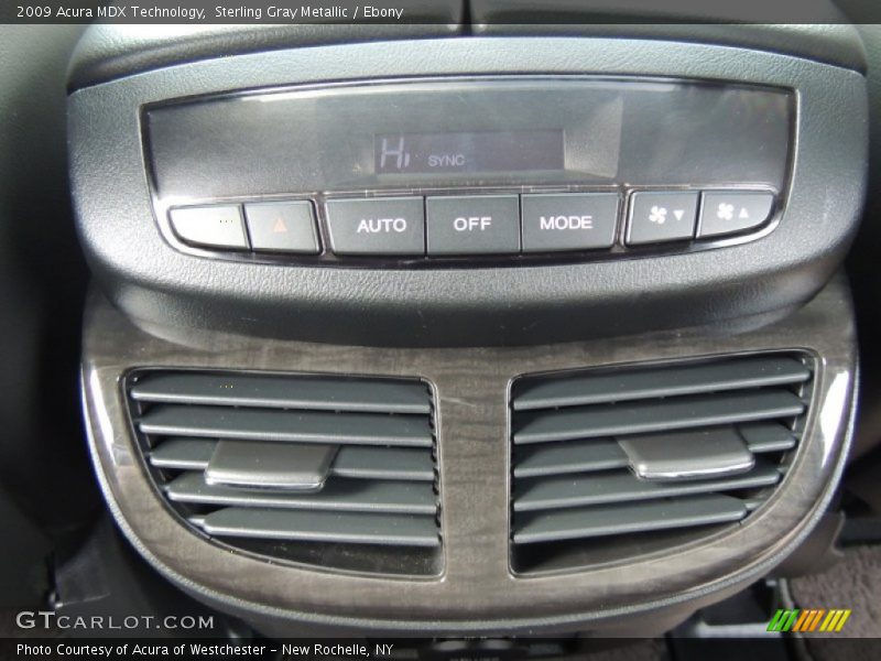 Sterling Gray Metallic / Ebony 2009 Acura MDX Technology