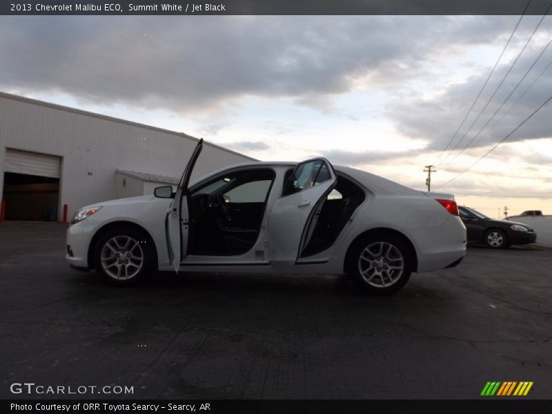 Summit White / Jet Black 2013 Chevrolet Malibu ECO
