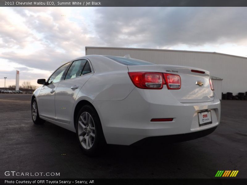 Summit White / Jet Black 2013 Chevrolet Malibu ECO