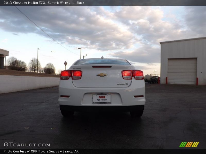 Summit White / Jet Black 2013 Chevrolet Malibu ECO