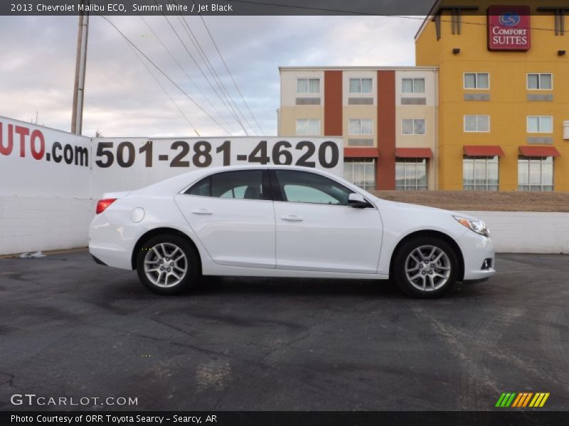Summit White / Jet Black 2013 Chevrolet Malibu ECO