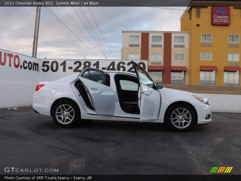 Summit White / Jet Black 2013 Chevrolet Malibu ECO