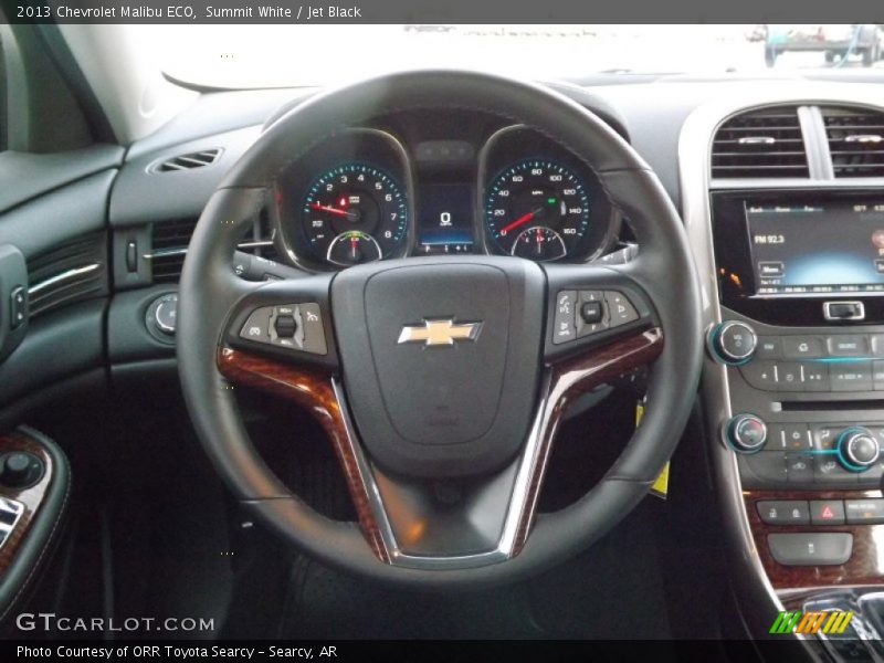 Summit White / Jet Black 2013 Chevrolet Malibu ECO