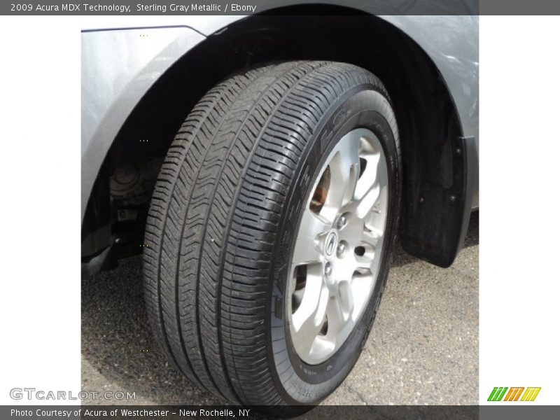 Sterling Gray Metallic / Ebony 2009 Acura MDX Technology