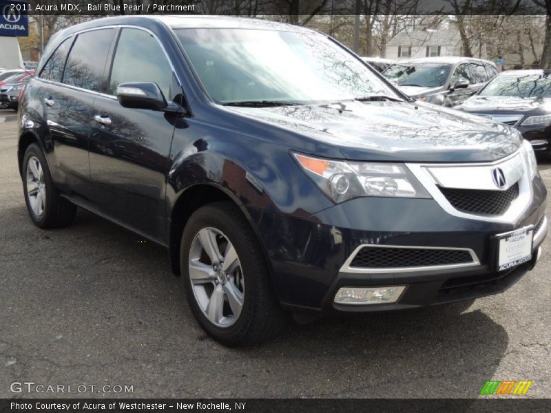 Bali Blue Pearl / Parchment 2011 Acura MDX