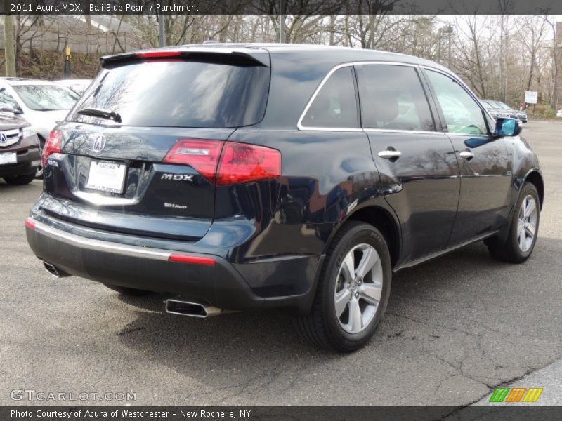 Bali Blue Pearl / Parchment 2011 Acura MDX
