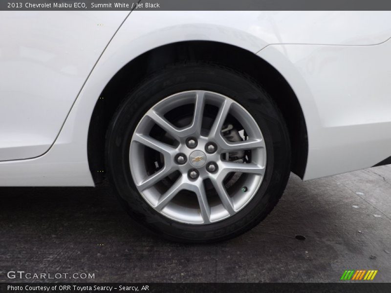 Summit White / Jet Black 2013 Chevrolet Malibu ECO