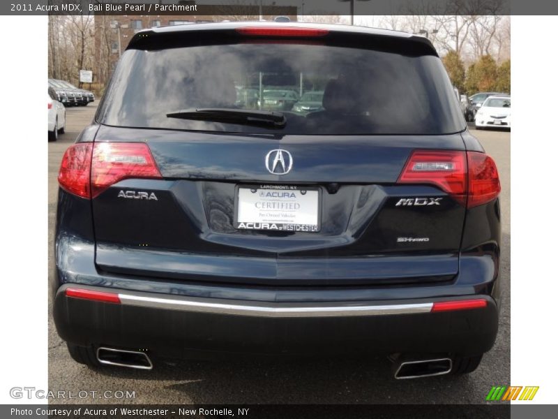Bali Blue Pearl / Parchment 2011 Acura MDX