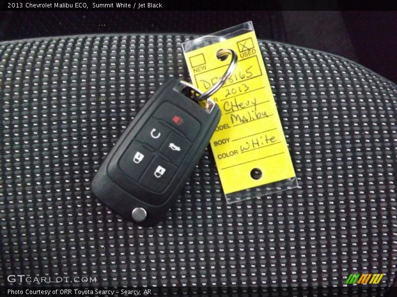 Summit White / Jet Black 2013 Chevrolet Malibu ECO