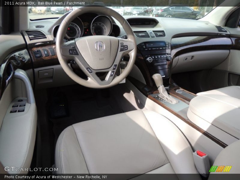 Bali Blue Pearl / Parchment 2011 Acura MDX