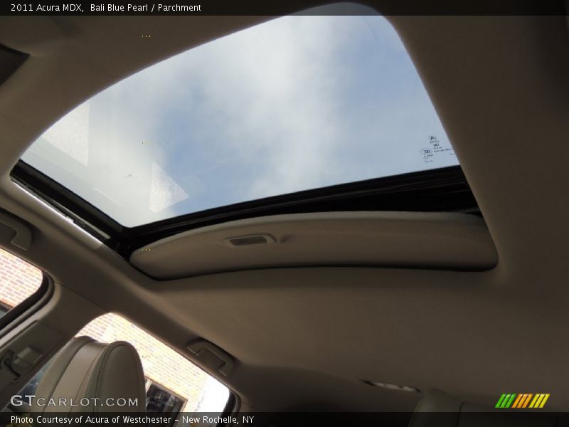 Bali Blue Pearl / Parchment 2011 Acura MDX