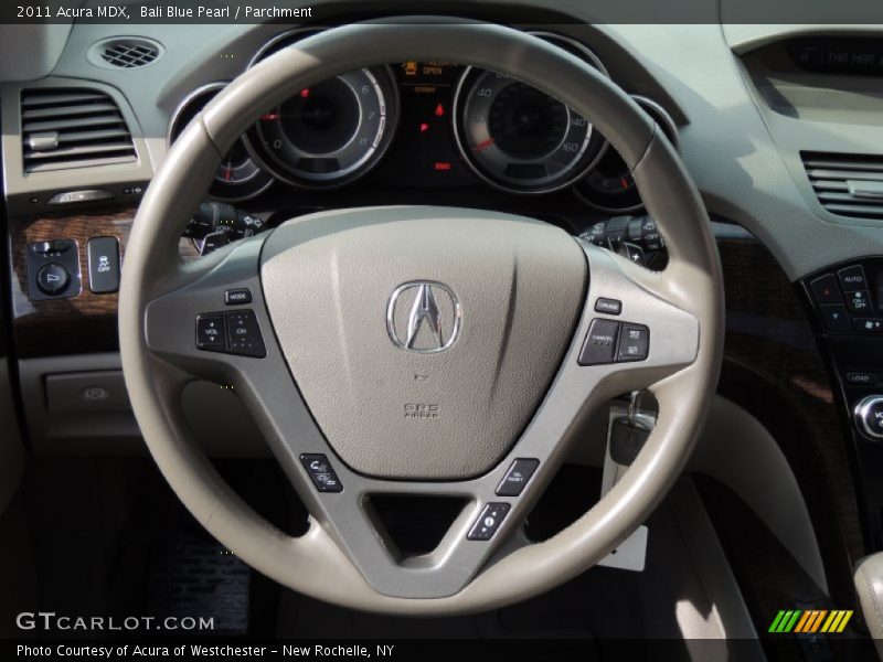 Bali Blue Pearl / Parchment 2011 Acura MDX