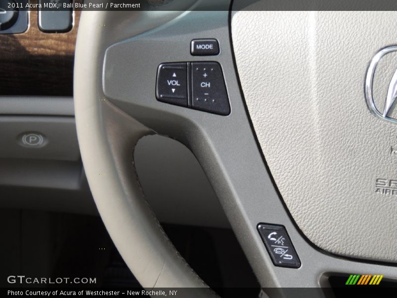 Bali Blue Pearl / Parchment 2011 Acura MDX