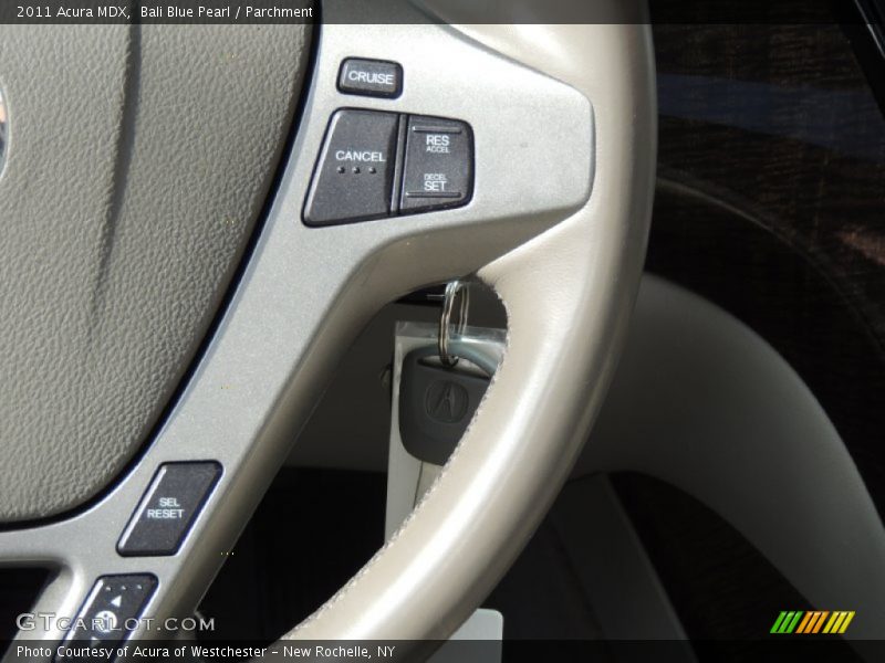 Bali Blue Pearl / Parchment 2011 Acura MDX