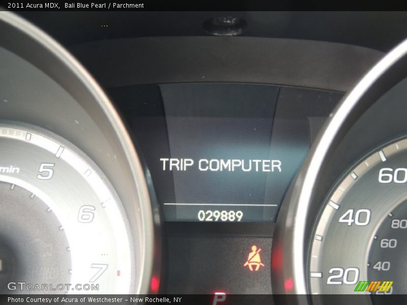 Bali Blue Pearl / Parchment 2011 Acura MDX
