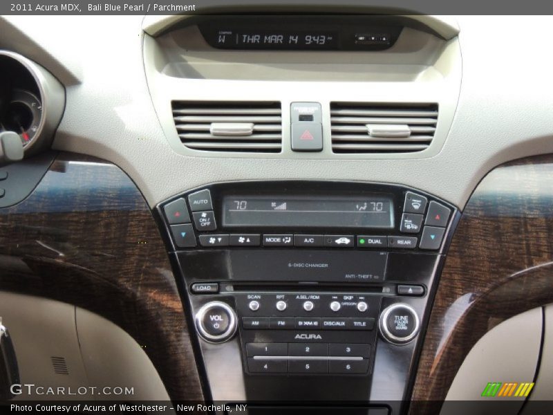 Bali Blue Pearl / Parchment 2011 Acura MDX