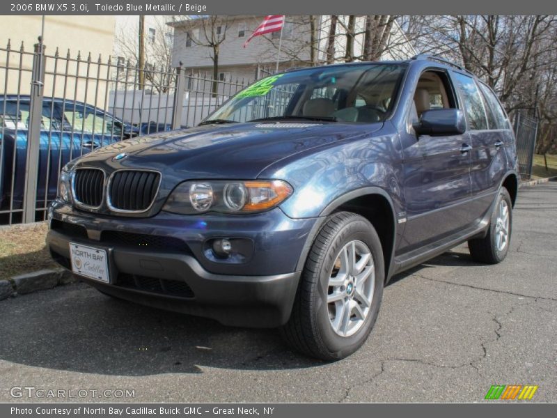 Toledo Blue Metallic / Beige 2006 BMW X5 3.0i
