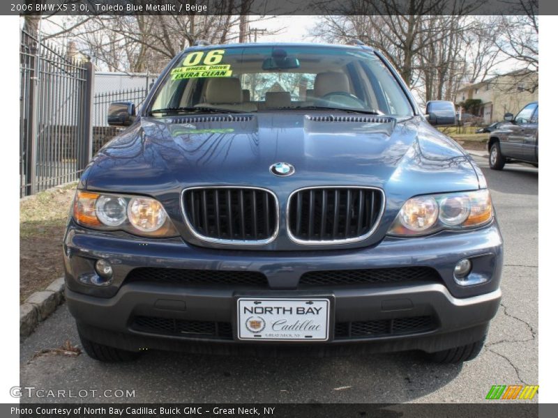 Toledo Blue Metallic / Beige 2006 BMW X5 3.0i