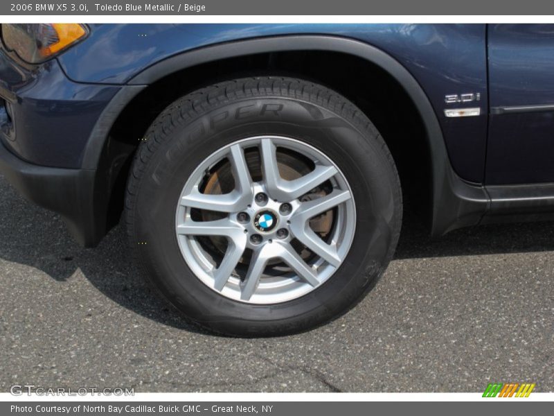 Toledo Blue Metallic / Beige 2006 BMW X5 3.0i