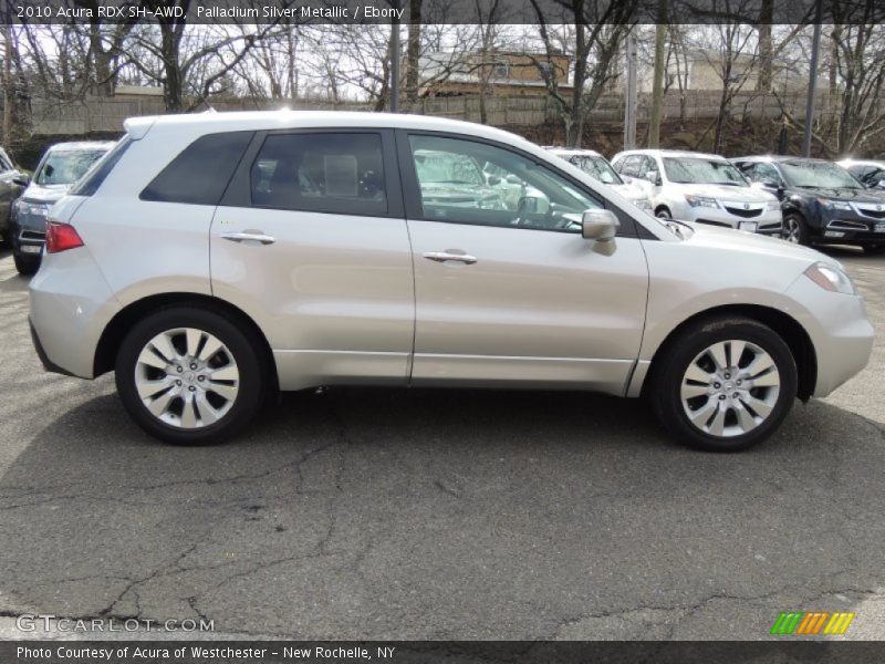 Palladium Silver Metallic / Ebony 2010 Acura RDX SH-AWD