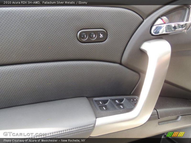 Palladium Silver Metallic / Ebony 2010 Acura RDX SH-AWD
