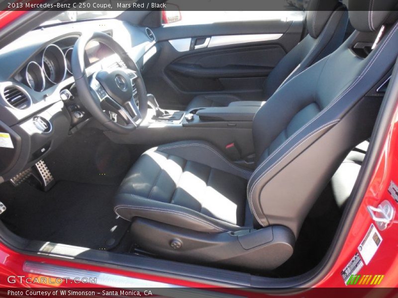 Mars Red / Black 2013 Mercedes-Benz C 250 Coupe