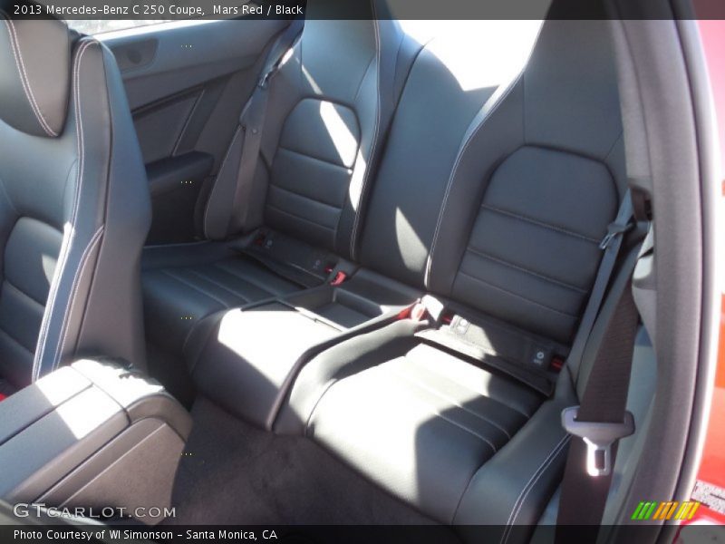 Mars Red / Black 2013 Mercedes-Benz C 250 Coupe