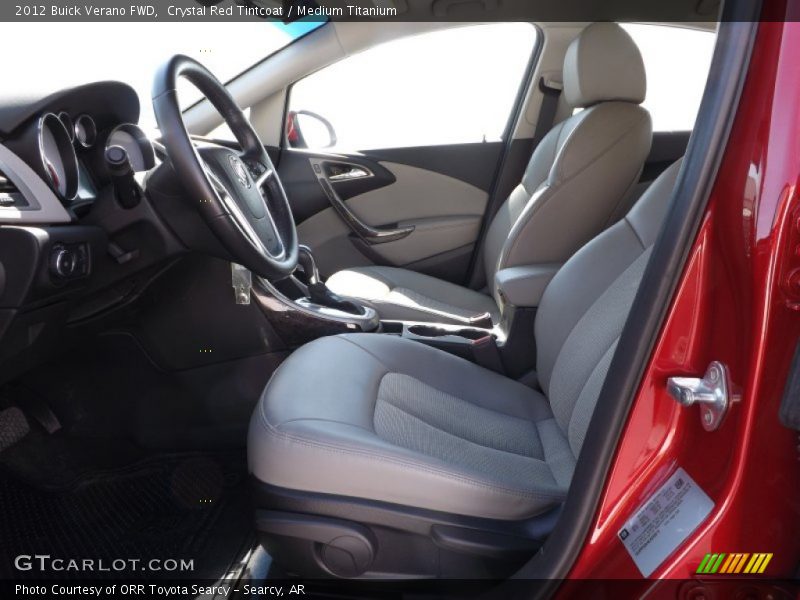 Crystal Red Tintcoat / Medium Titanium 2012 Buick Verano FWD