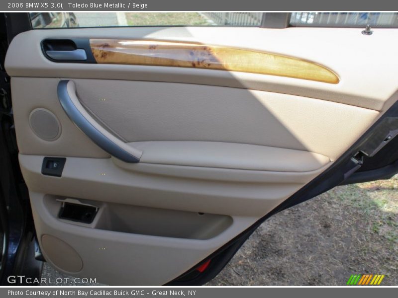 Toledo Blue Metallic / Beige 2006 BMW X5 3.0i