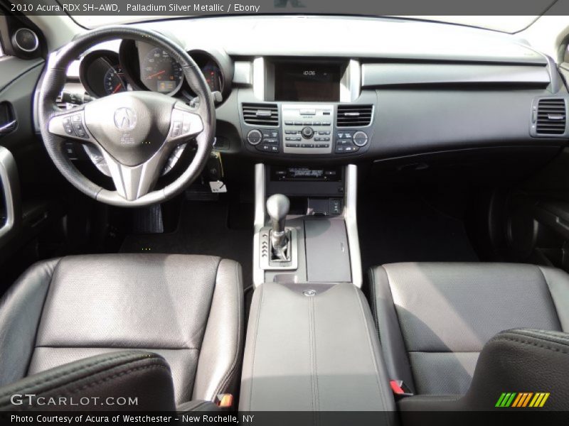 Palladium Silver Metallic / Ebony 2010 Acura RDX SH-AWD