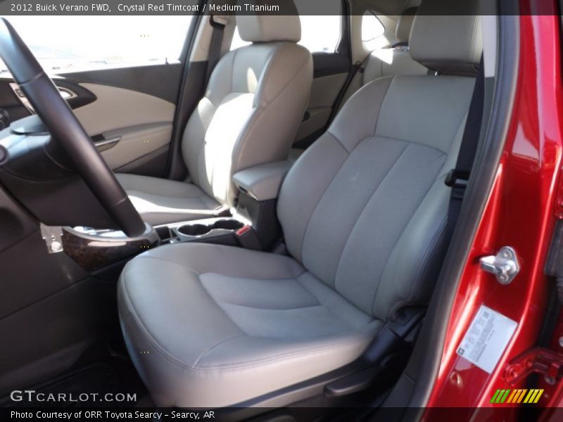 Crystal Red Tintcoat / Medium Titanium 2012 Buick Verano FWD