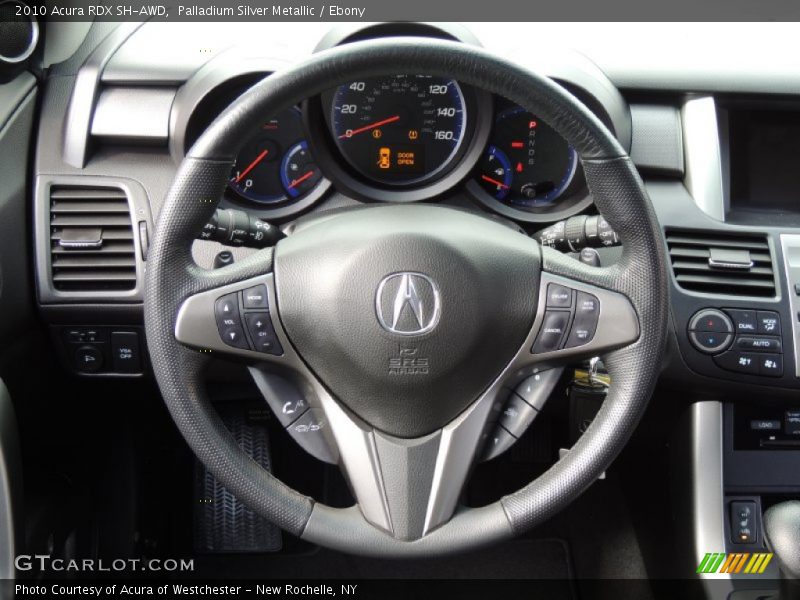 Palladium Silver Metallic / Ebony 2010 Acura RDX SH-AWD