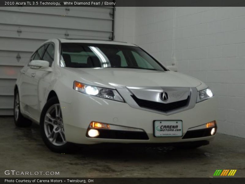 White Diamond Pearl / Ebony 2010 Acura TL 3.5 Technology