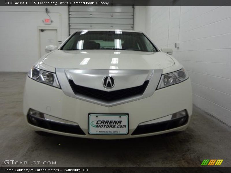 White Diamond Pearl / Ebony 2010 Acura TL 3.5 Technology