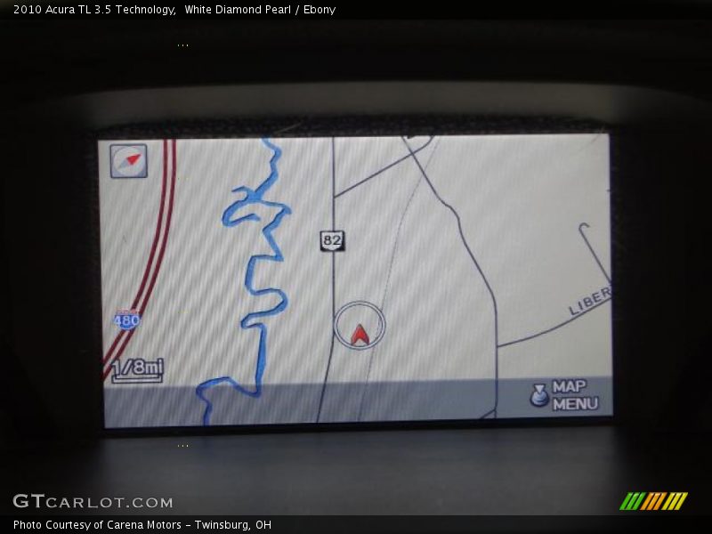 White Diamond Pearl / Ebony 2010 Acura TL 3.5 Technology