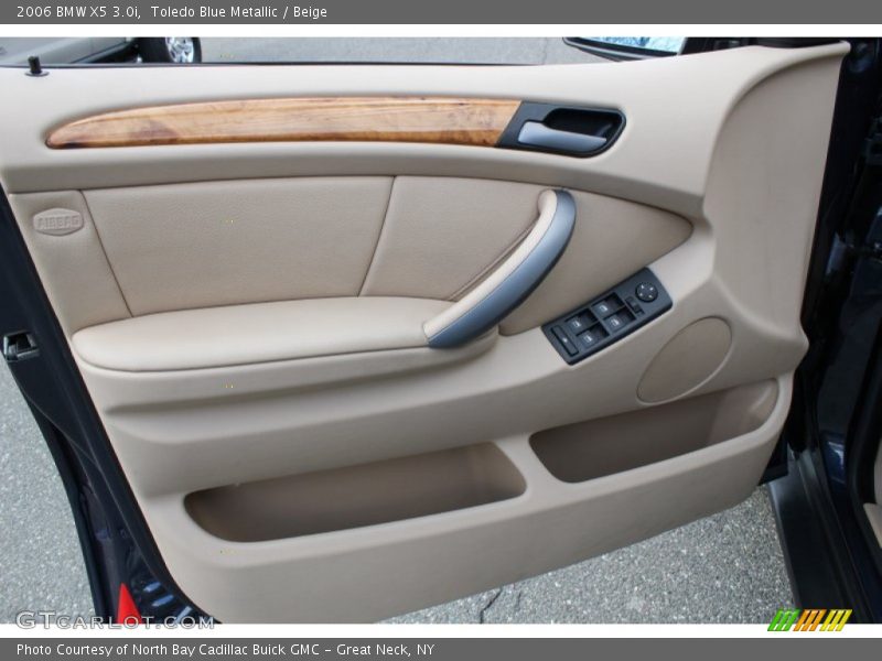 Toledo Blue Metallic / Beige 2006 BMW X5 3.0i