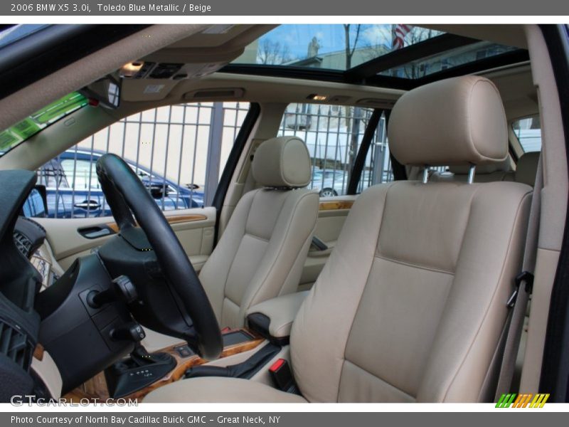 Toledo Blue Metallic / Beige 2006 BMW X5 3.0i