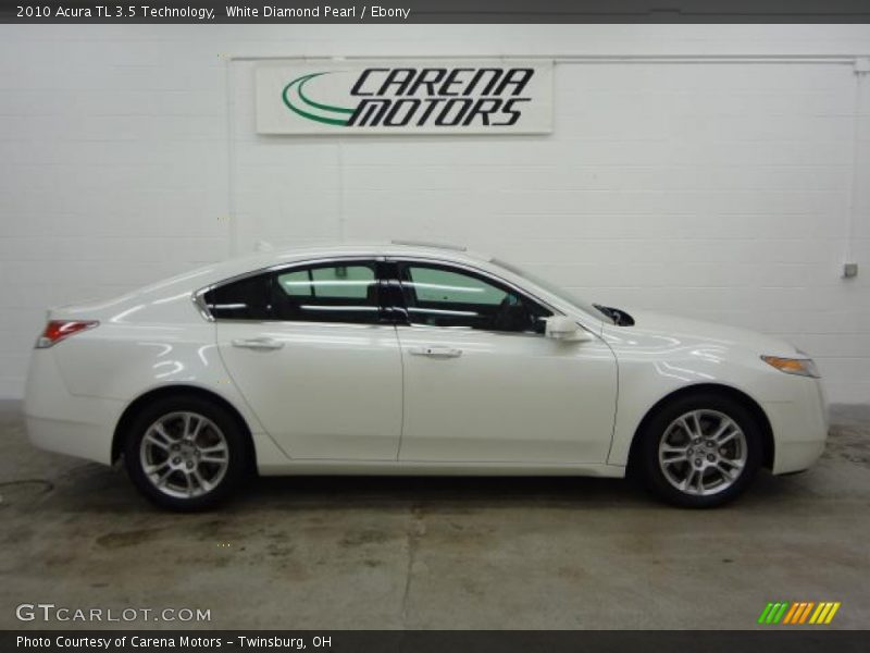 White Diamond Pearl / Ebony 2010 Acura TL 3.5 Technology