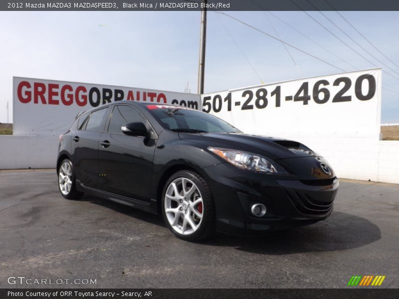 Black Mica / MAZDASPEED Black/Red 2012 Mazda MAZDA3 MAZDASPEED3