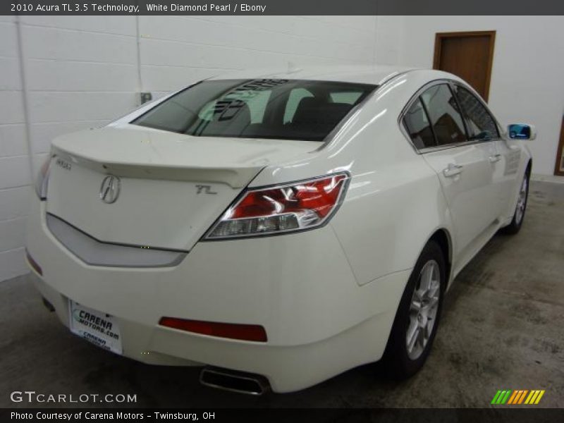 White Diamond Pearl / Ebony 2010 Acura TL 3.5 Technology