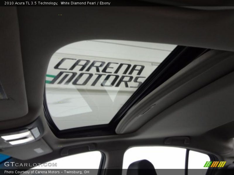 White Diamond Pearl / Ebony 2010 Acura TL 3.5 Technology
