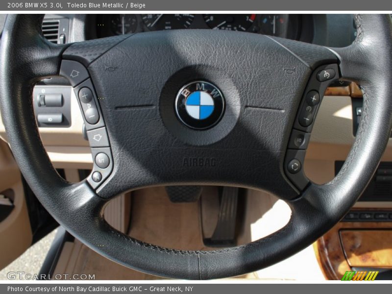 Toledo Blue Metallic / Beige 2006 BMW X5 3.0i