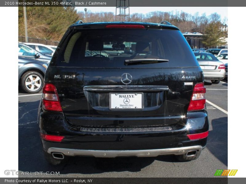 Black / Cashmere 2010 Mercedes-Benz ML 350 4Matic