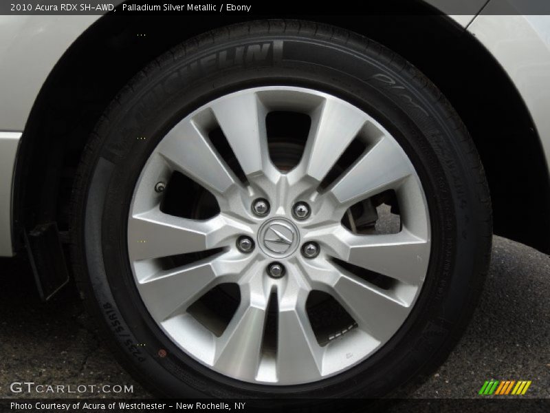 Palladium Silver Metallic / Ebony 2010 Acura RDX SH-AWD