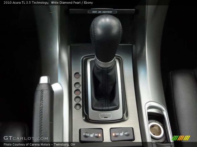 White Diamond Pearl / Ebony 2010 Acura TL 3.5 Technology