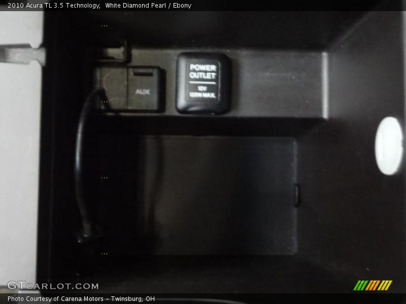 White Diamond Pearl / Ebony 2010 Acura TL 3.5 Technology