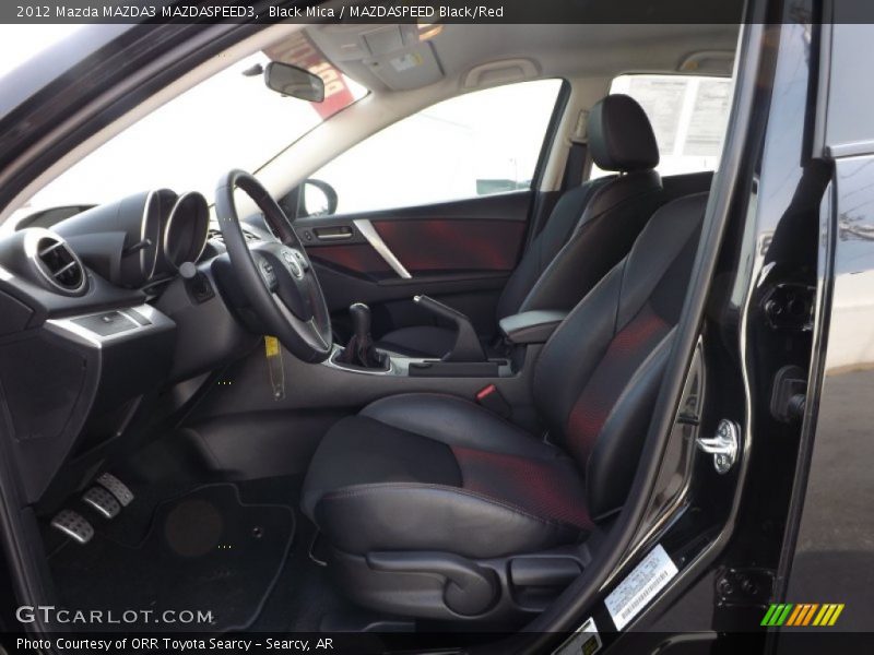  2012 MAZDA3 MAZDASPEED3 MAZDASPEED Black/Red Interior